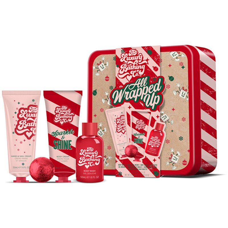 The Luxury Bathing Company Drkov mini set care ot?lo in tin dze (Vneye cukrovinky, Cocoa & Vanilka) donna