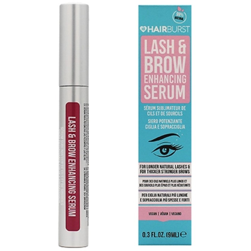 Siero Hairburst per ciglia e sopracciglia - Siero per la crescita di capelli e sopracciglia, 9 ml, unisex