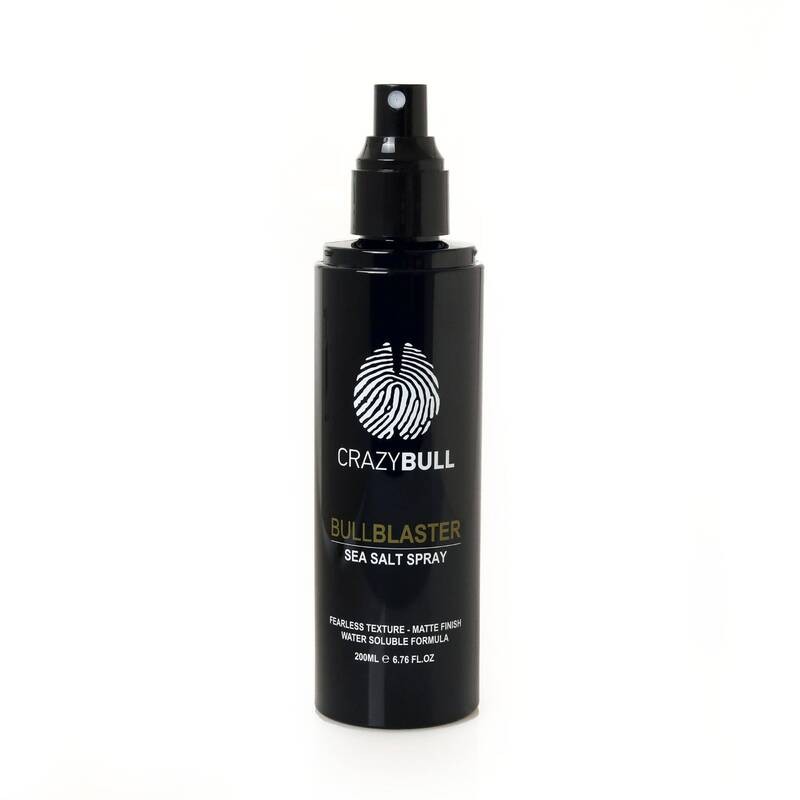 CrazyBull Bull Blaster Spray per capelli al sale marino - Spray modellante con sale marino 200ml donna