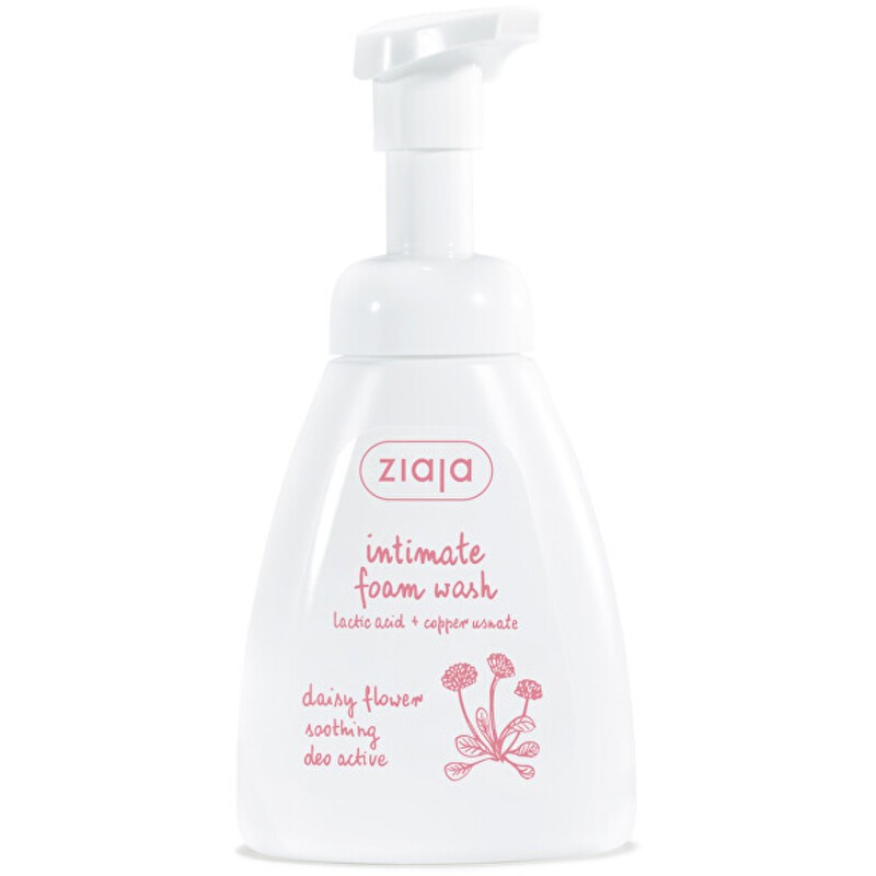 Ziaja Intimate Foam Wash Daisy - Schiuma detergente per l'igiene intima 250ml donna