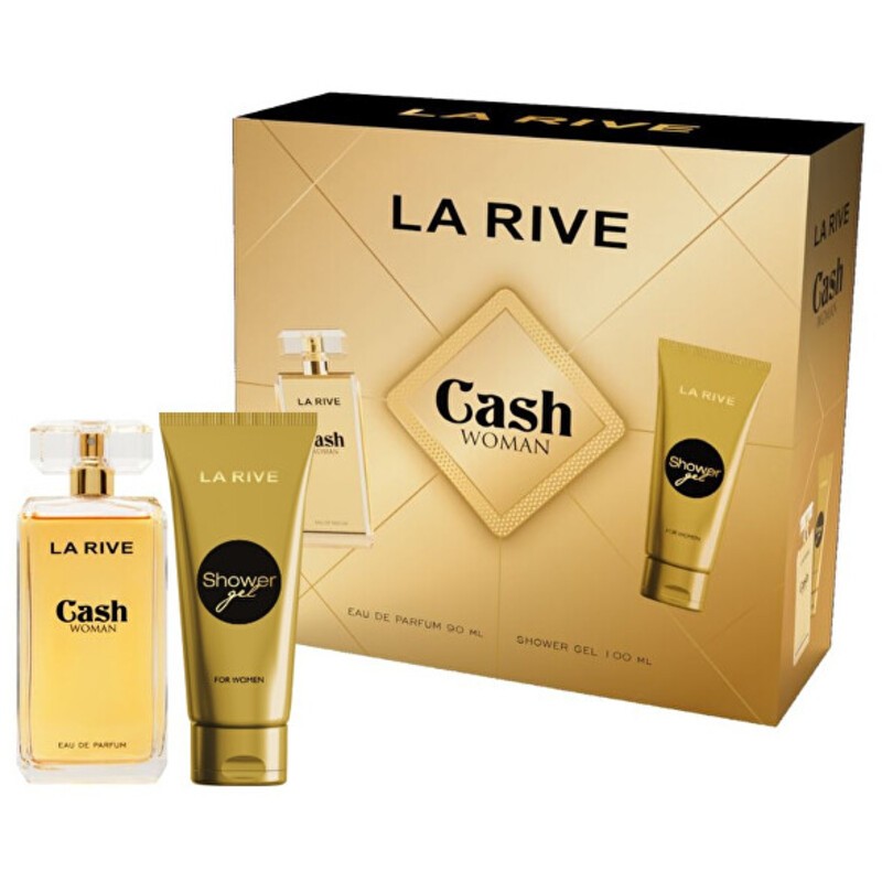 Cofanetto regalo La Rive Cash Woman: eau de parfum 90ml e gel doccia 100ml donna