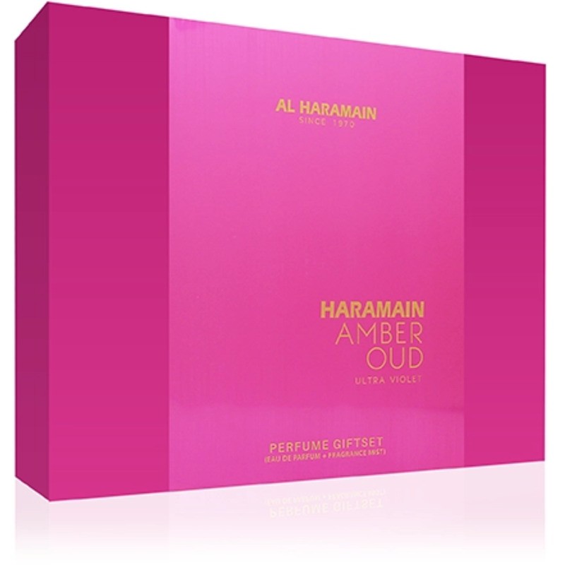 Al Haramain Al Haramain Amber Oud Ultra Violet Set regalo eau de parfum 75ml, eau de parfum 30ml e body mist 200ml donna