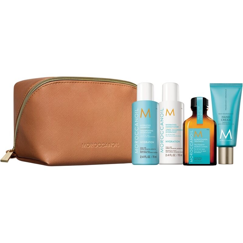 Set idratante da viaggio Moroccanoil - Set idratante da viaggio 205ml donna