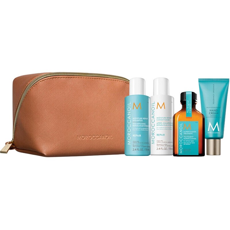Set riparatore Moroccanoil - Set regalo per la rigenerazione dei capelli secchi? Donna