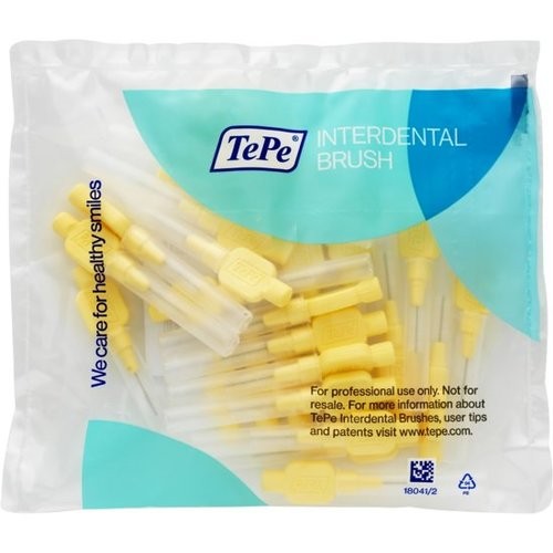 TePe Spazzolini interdentali extra morbidi (0,7 mm gialli 25 pezzi) - Spazzolini interdentali finissimi donna