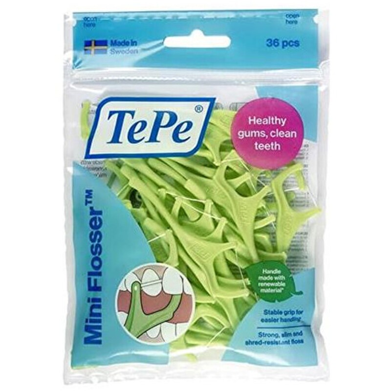 TePe Mini Flosser (36 pezzi) - Filo interdentale con filo interdentale Donna