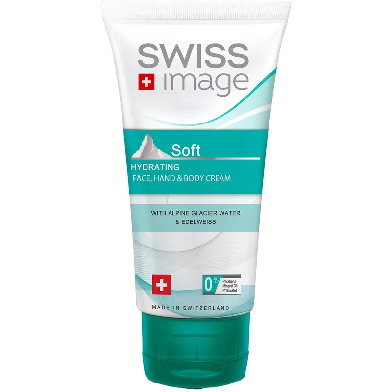 Swiss Image Body Care Crema Idratante Viso, Mani e Corpo - Crema idratante per viso, mani e corpo 75ml donna