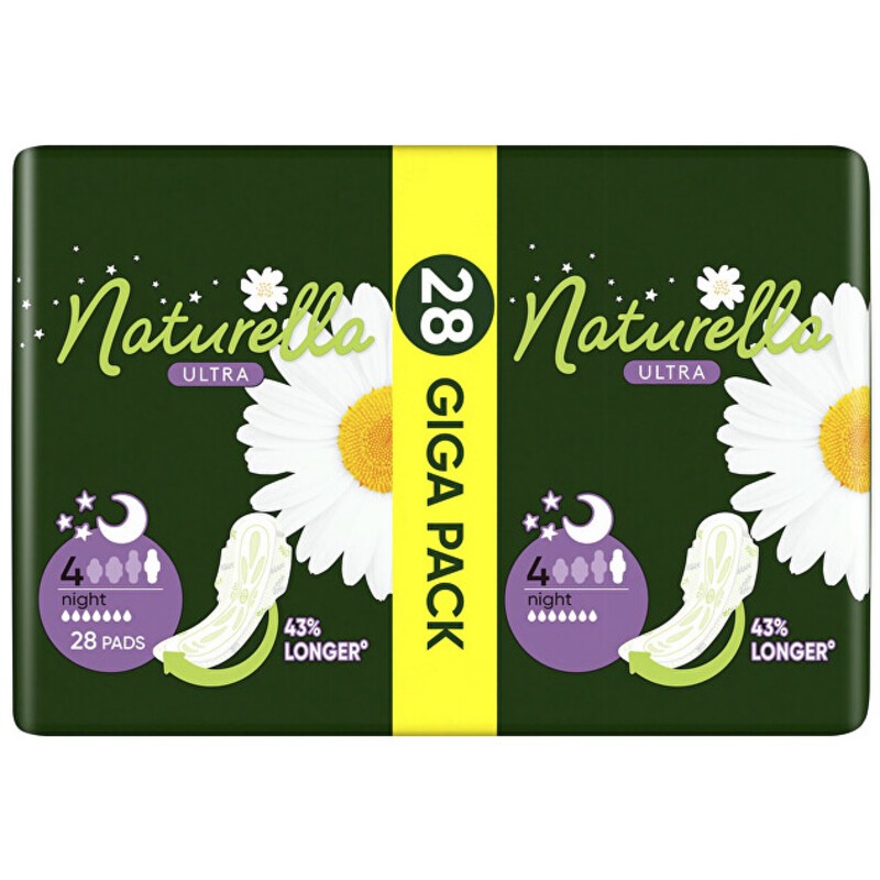 Naturella Ultra Night Quatro - Dmsk fiocchi igienici per la notte 28,0 pezzi donna