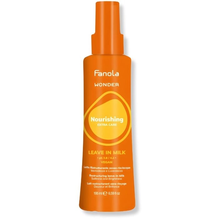 Fanola Wonder Latte senza risciacquo nutriente extra-care - Latte senza risciacquo ricostituito in spray 195ml donna