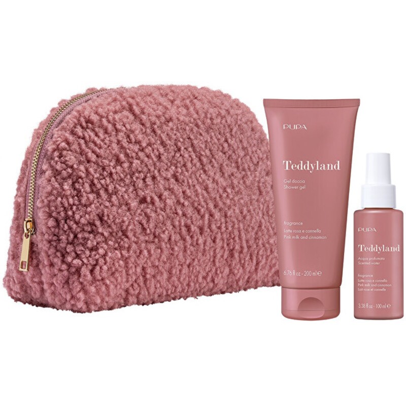 Set regalo Pupa Pink Milk and Cinnamon Teddyland - Set regalo donna