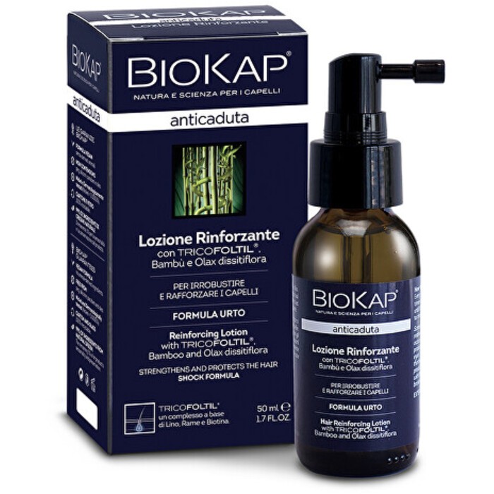 Biokap Lozione contro la caduta dei capelli? Forte con 50ml uomo
