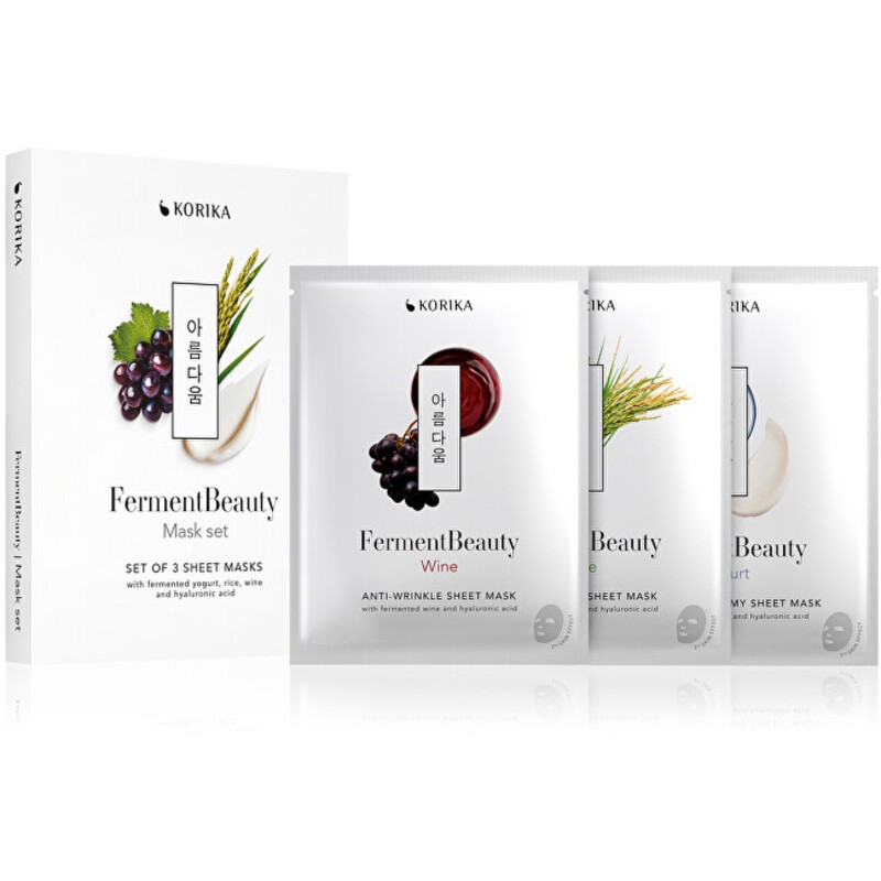 Set di maschere KORIKA FermentBeauty - Set di maschere in tessuto Donna