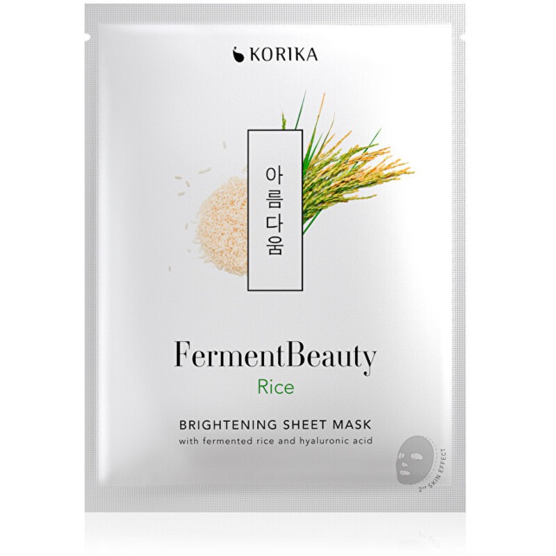 KORIKA FermentBeauty Rice Brightening Sheet Mask - Maschera in tessuto illuminante 20.0g donna