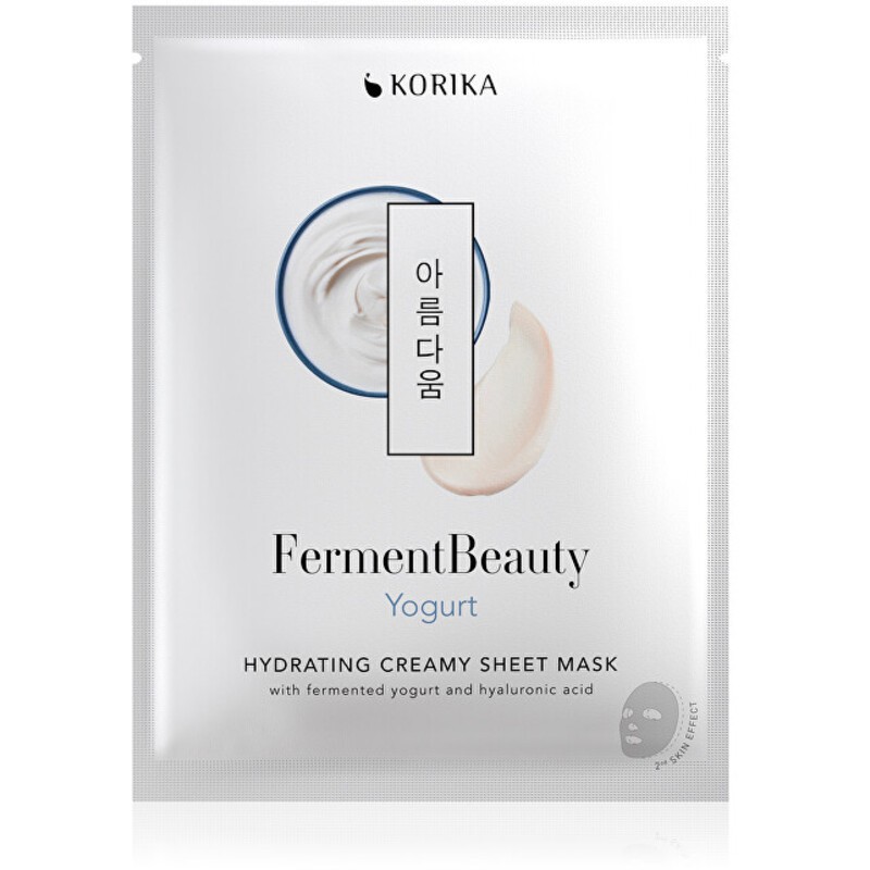 KORIKA FermentBeauty Yogurt Hydrating Creamy Sheet Mask - Maschera in tessuto idratante 23,0 g donna