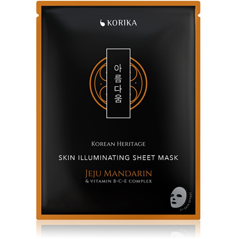 KORIKA Korean Heritage Skin Illuminating Sheet Mask - Maschera illuminante in tessuto 25.0g donna