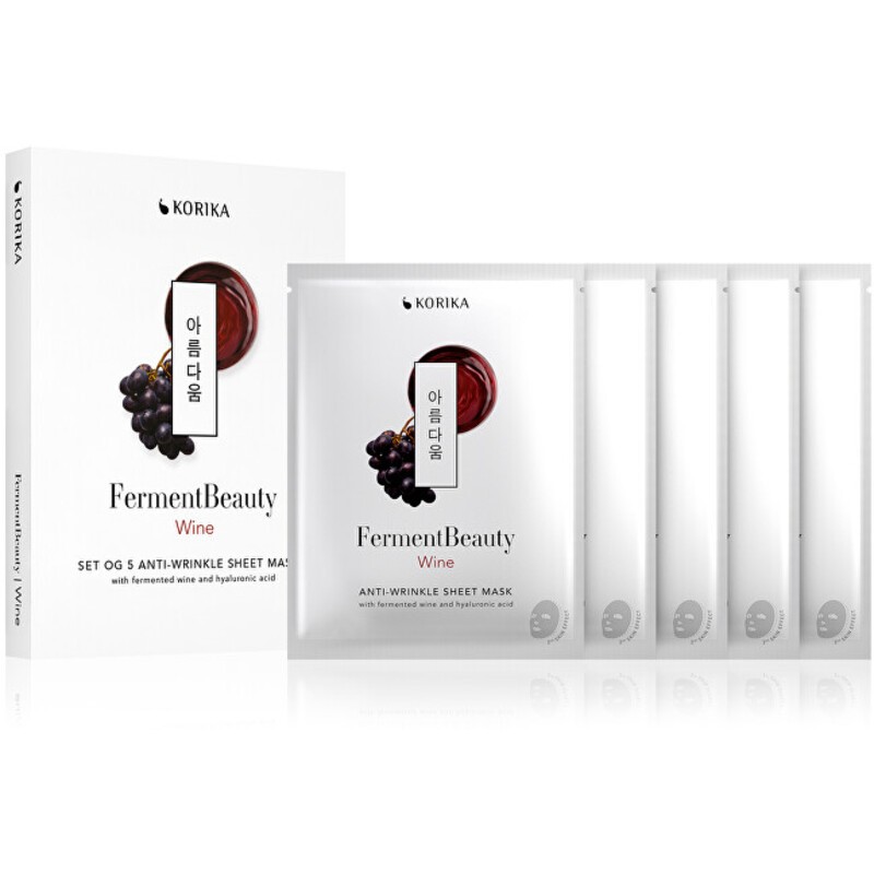 Set di maschere al vino KORIKA FermentBeauty - Set di maschere antietà al vino 20.0g donna