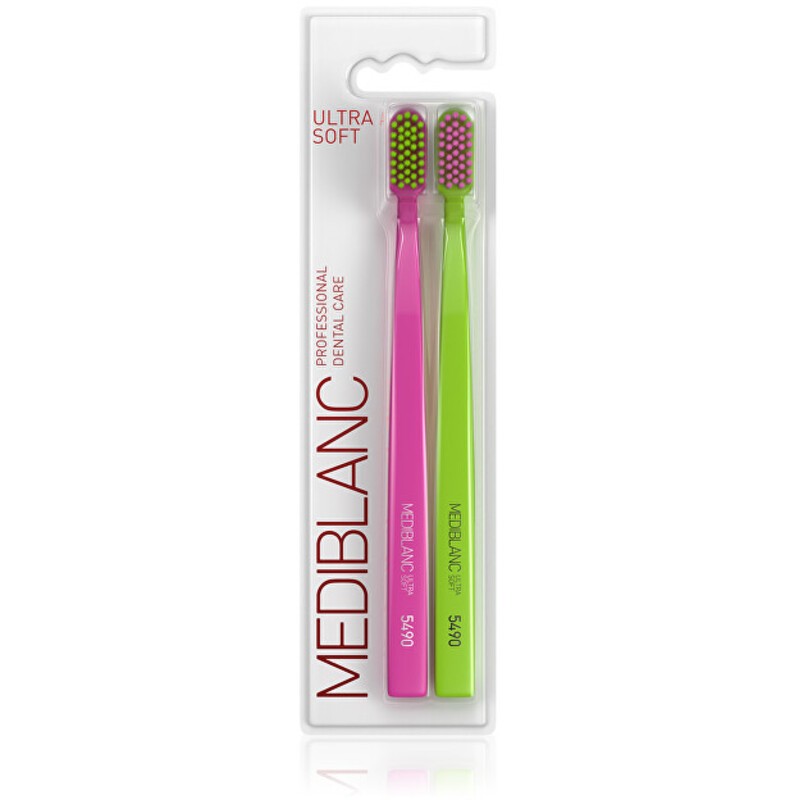 MEDIBLANC Spazzolino Ultra Morbido Rosso/Verde - 2 pezzi donna