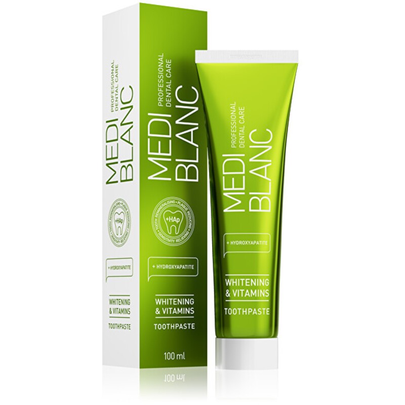 MEDIBLANC Dentifricio Sbiancante e Vitamine - Dentifricio B?lic con vitamine 50ml donna