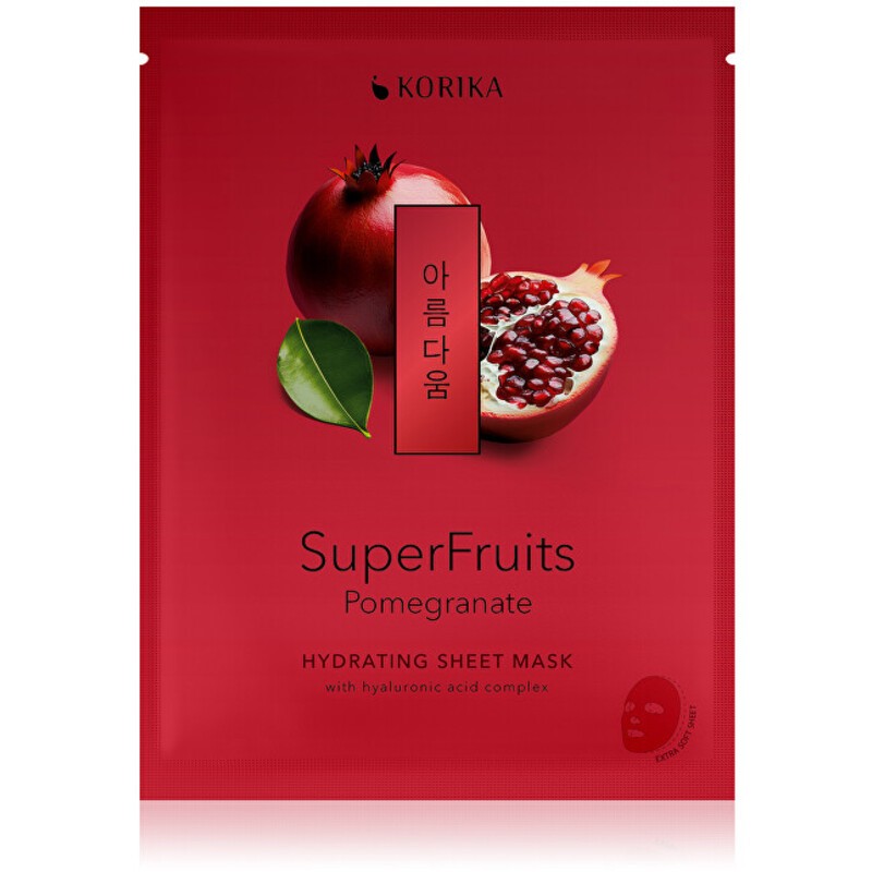 KORIKA Superfruits Grantov apple Hydrating Sheet Mask - Maschera in tessuto idratante 25.0g donna