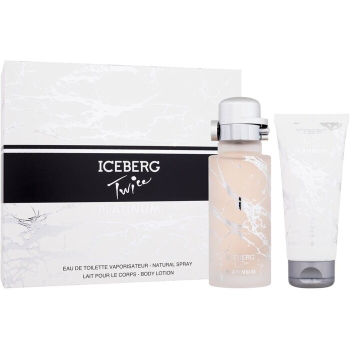 Set regalo Iceberg Twice Platinum, eau de toilette 125ml e lozione corpo 100ml donna