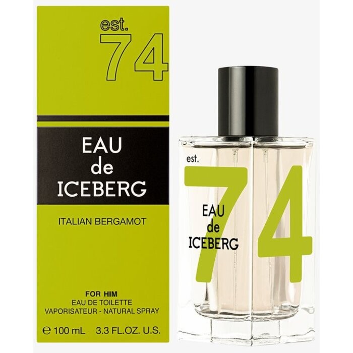 Iceberg Eau de Iceberg 74 Eau de toilette al bergamotto italiano 100 ml uomo