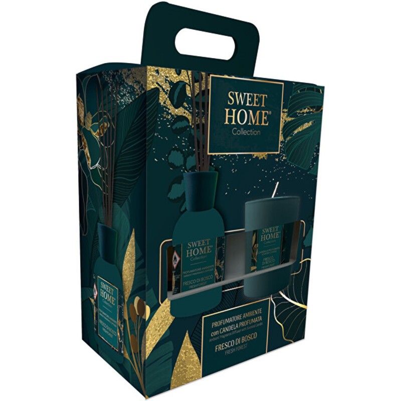 Sweet Home Collection Fresh Forest - Set regalo con diffusore di aromi e candela Donna