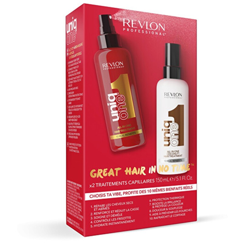 Set per il trattamento dei capelli Revlon Professional Kit UniqOne - Set regalo per donna