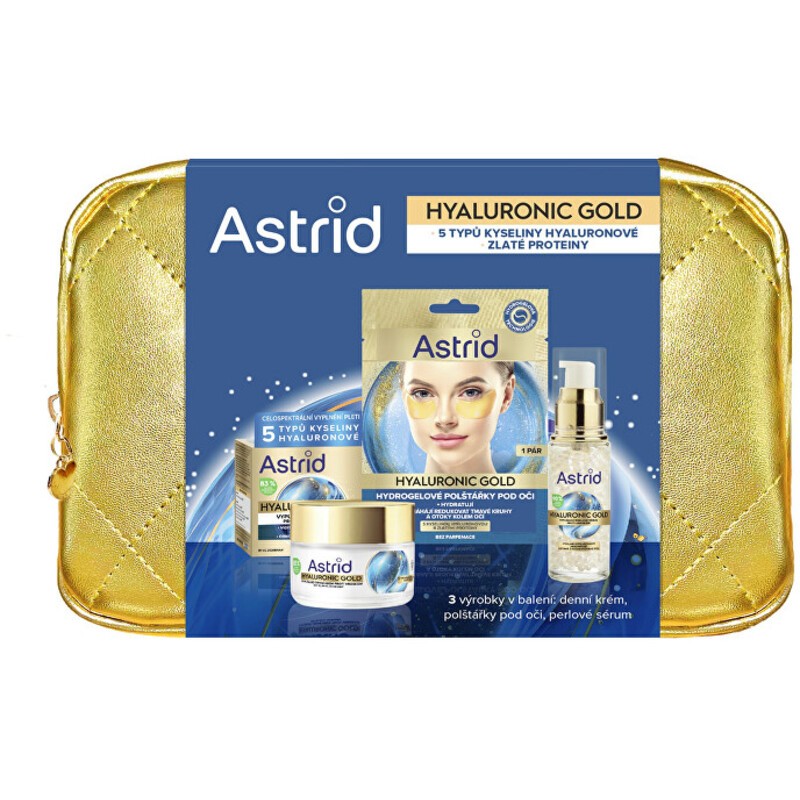 Set regalo Astrid Hyaluronic Gold - Cofanetto regalo donna