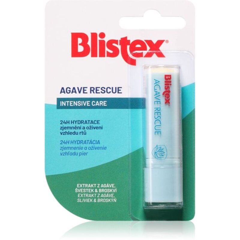 Blistex Agave Rescue Lip Balm - Balsamo idratante per labbra secche 3,7 g donna