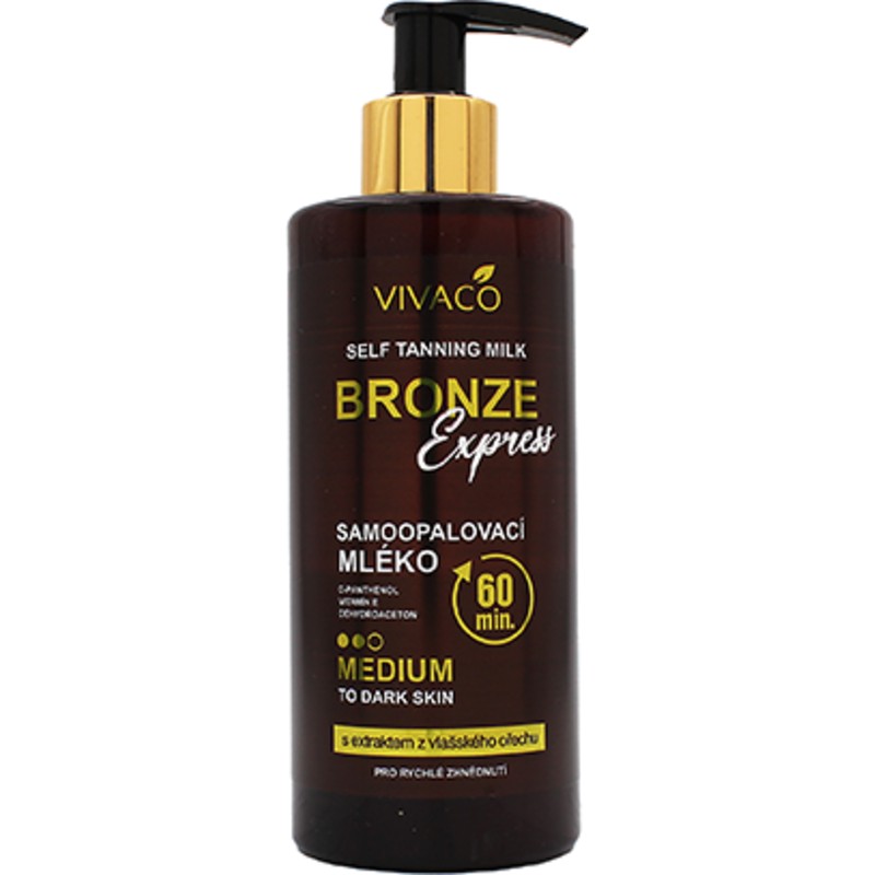 Vivaco Bronze Express Medium - Latte autoabbronzante 300ml unisex