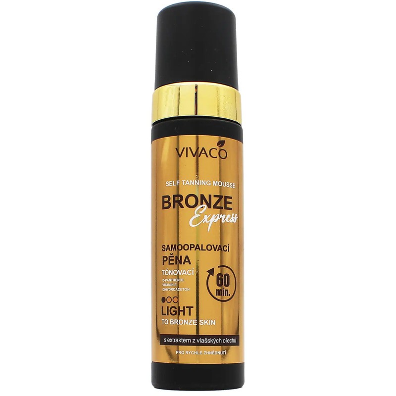 Vivaco Bronze Express Light - Schiuma autoabbronzante 200ml unisex