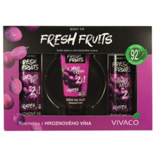 Cofanetto regalo Vivaco di cosmetici con vino d'uva Donna