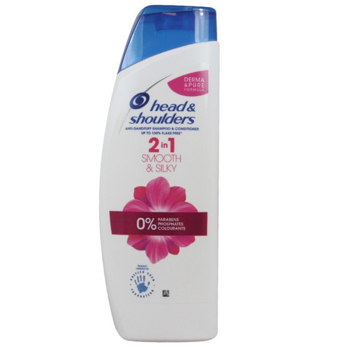Head & Shoulders Smooth & Silky Shampoo e Balsamo Antiforfora 2 in 1 - shampoo antiforfora 2 in 1 330ml donna