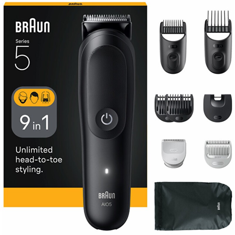 Braun Series 5 AIO5540 - Rasoio multifunzione? 9 in 1 uomo