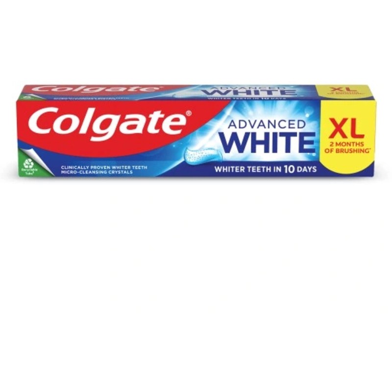 Dentifricio Colgate Advanced White XL - Dentifricio bianco 125ml donna
