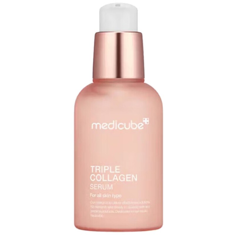 Medicube Triple Collagen 4.0 Serum - Siero con triplo collagene per una pelle radiosa, rimpolpata e dall'aspetto sano 55ml donna