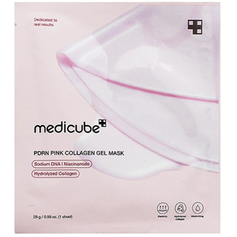 Medicube PDRN Pink Collagen Gel Mask - Maschera al collagene idrogel 28,0 g unisex