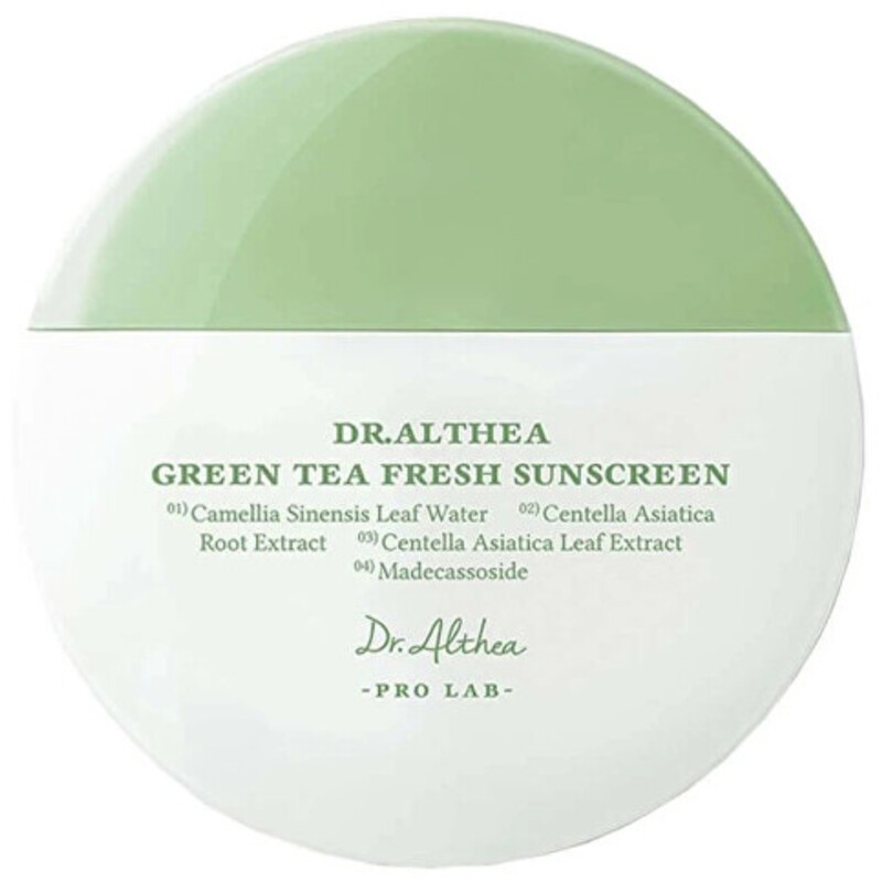 Dr.Althea Green Tea Fresh Sunscreen SPF 50 - Crema solare per il viso 45ml donna