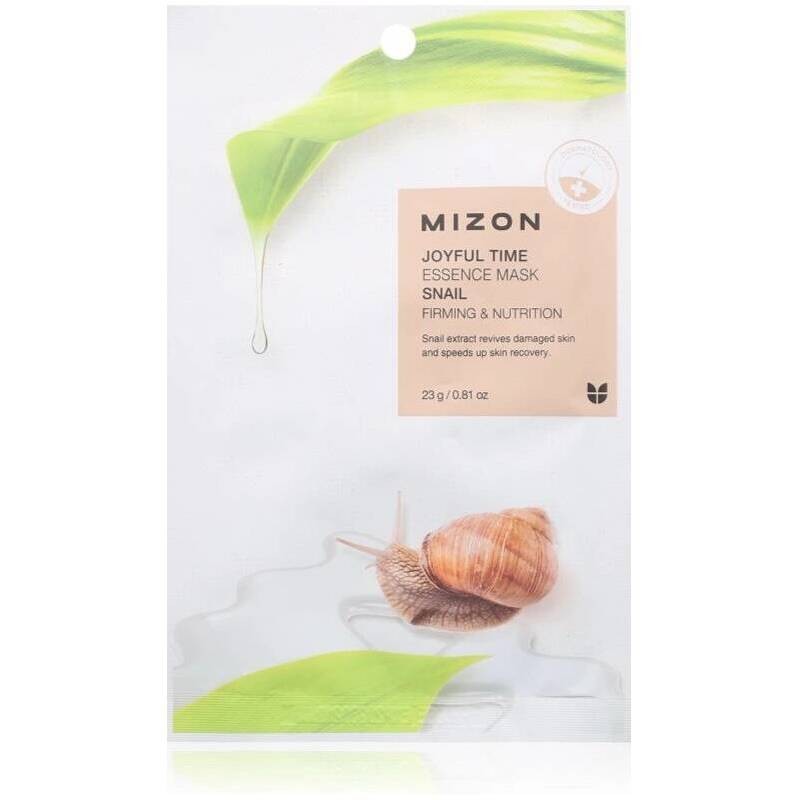 Maschera viso 3D Mizon con Joyful Time (Maschera all'essenza di lumaca) 23 grammi 23,0 g donna