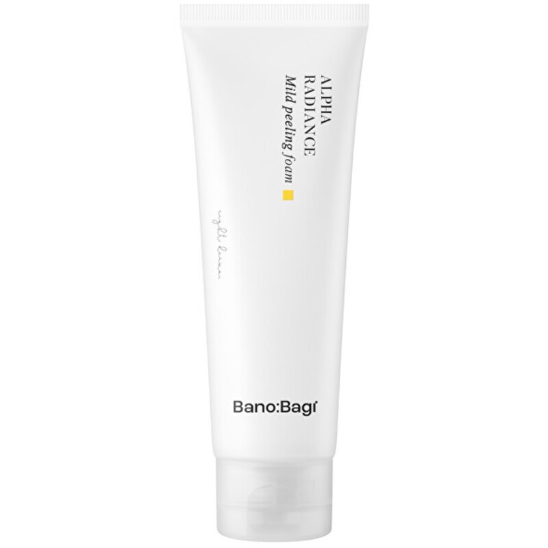BANOBAGI Alpha Radiance Mild Peeling Foam - schiuma detergente viso per pelli sensibili e a tendenza acneica 120ml donna