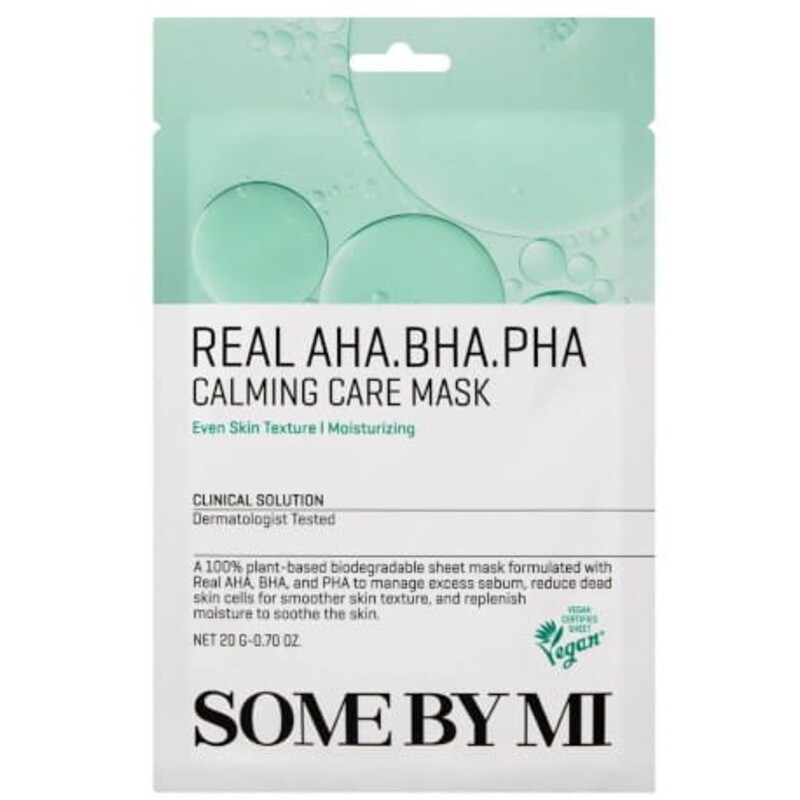 Some By Mi Real AHA.BHA.PHA Calming Care Mask - Maschera lenitiva per pelli problematiche? 20.0g donna