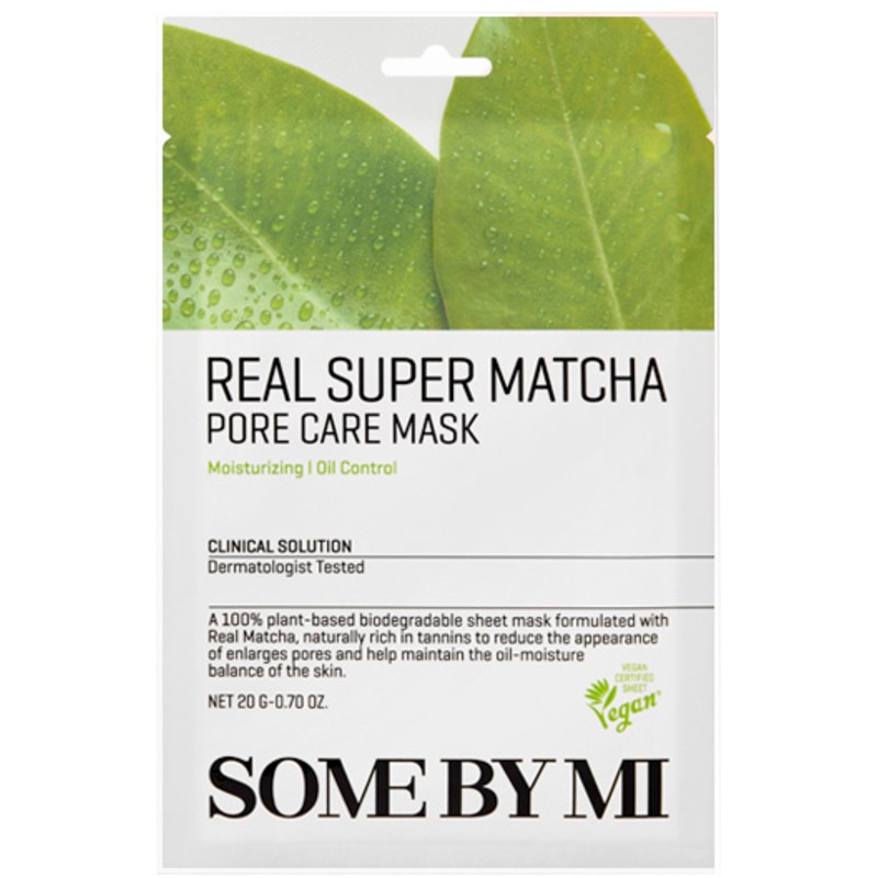 Some By Mi Real Super Matcha Pore Care Mask - Maschera viso per pori 20.0g donna