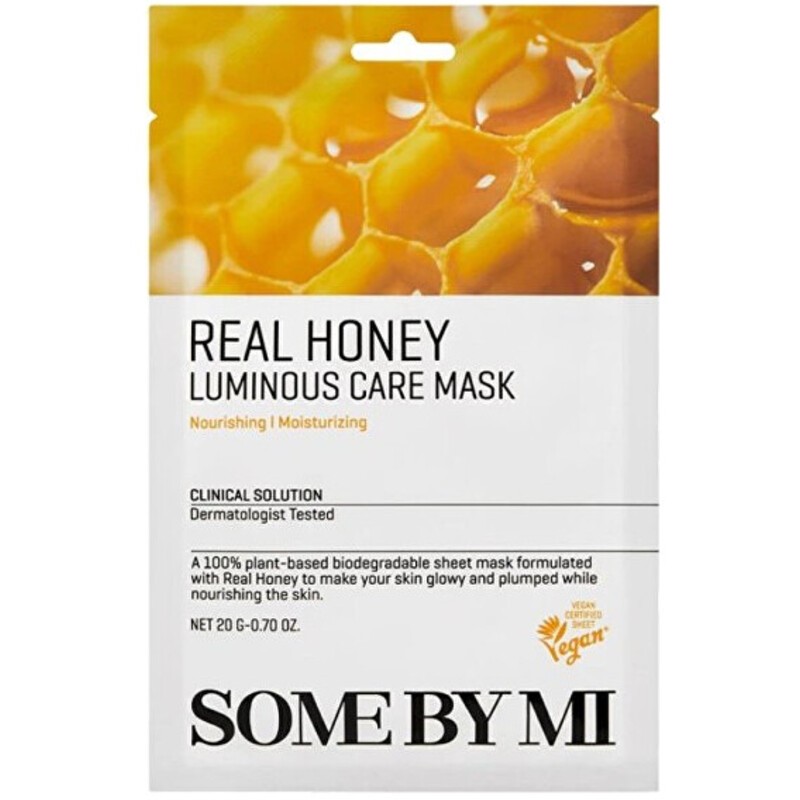 Some By Mi Real Honey Luminous Care Mask - Maschera viso nutriente 20.0g donna