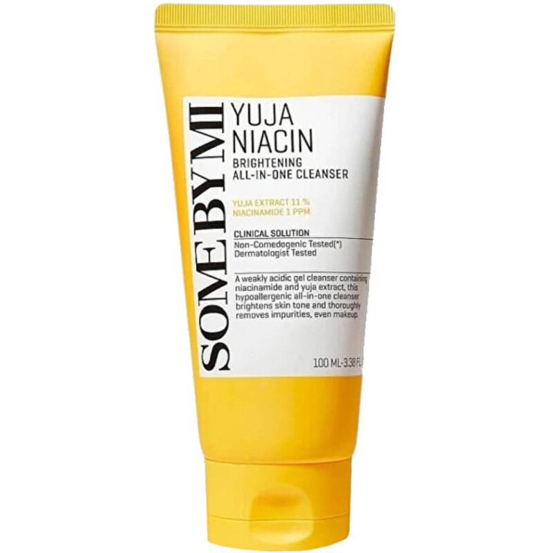 Some By Mi Yuja Niacin Brightening All-In-One Cleanser - detergente viso 3 in 1 100ml donna