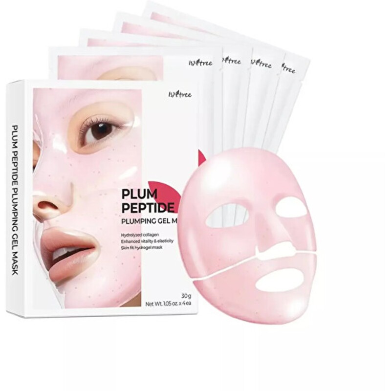 Isntree Plum Peptide Plumping Gel Mask - Maschera in tessuto 35,0 g donna