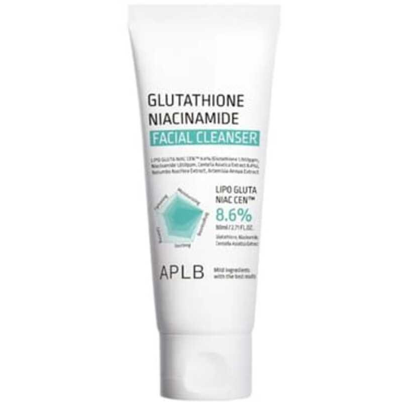 APLB Glutathione Niacinamide Facial Cleanser - Schiuma detergente delicata con glutatione e niacinamide 80ml donna