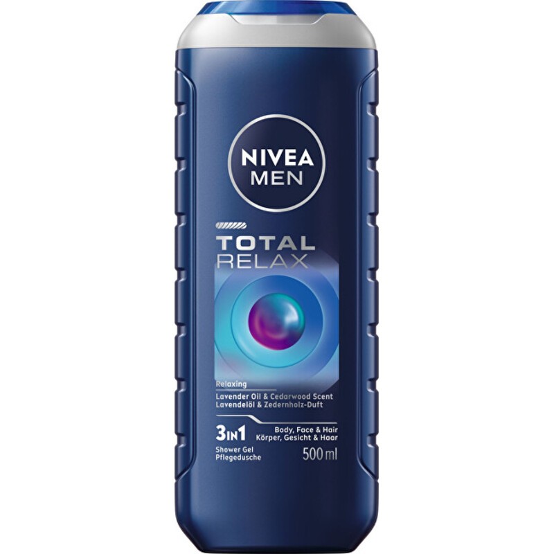 Nivea Men Total Relax Body, Face & Hair Shower Gel - Relaxa?n shower gel 500ml uomo