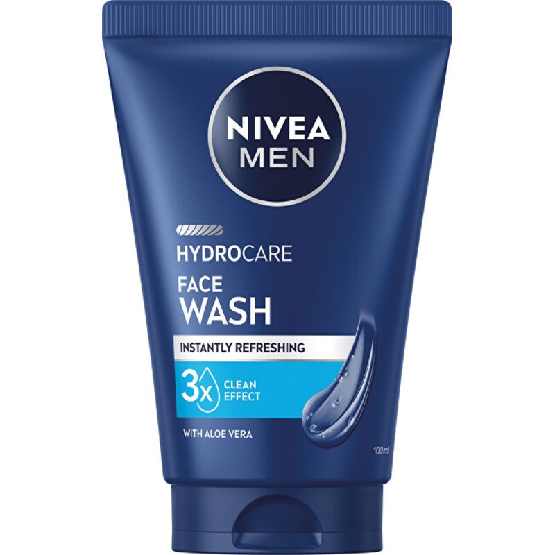 Nivea Men Hydrocare Face Wash - gel detergente 100ml uomo