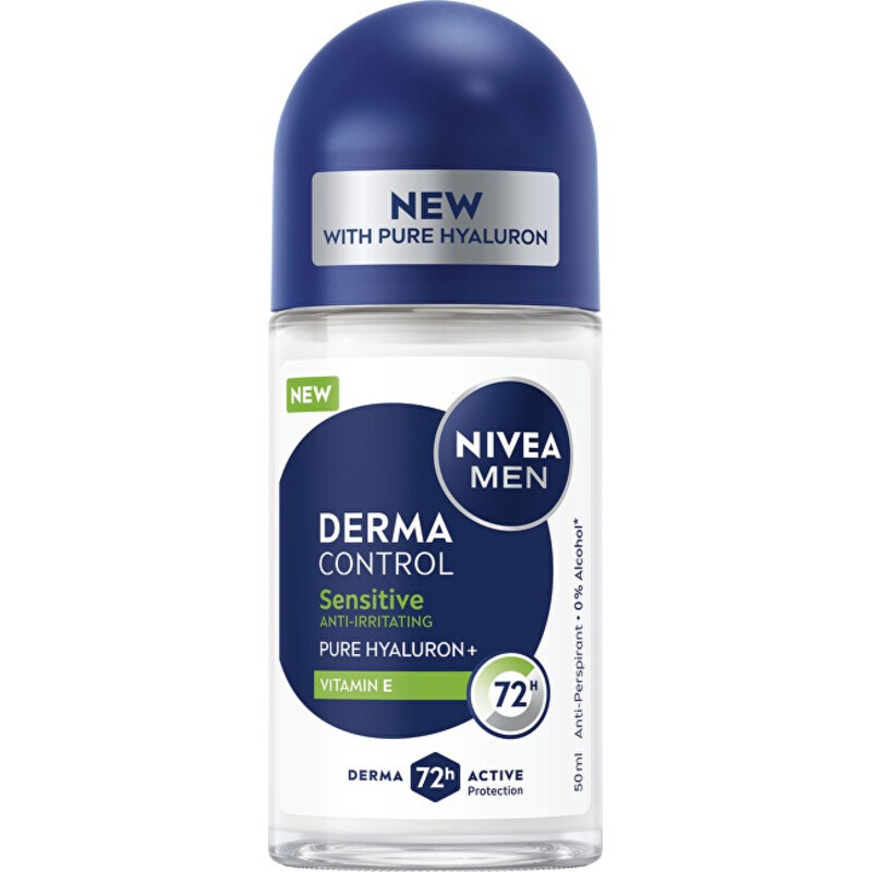 Nivea Men Derma Control Sensitive Antitraspirante - Deodorante antitraspirante in sfera 50ml uomo