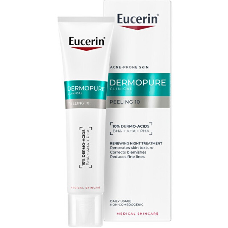 Eucerin DermoPure Clinical Renewing Night Treatment - Peeling per pelli problematiche? 40 ml donna